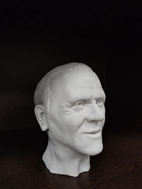 Anthony Hopkins Bust Hannibal Lecter Sculpture Hopkins Etsy