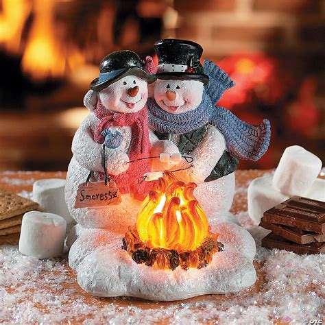Snow Couple Roasting Marshmallows Discontinued