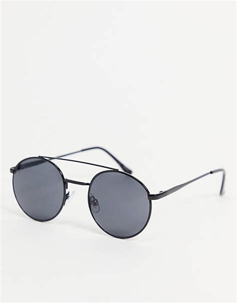 Madein Double Brow Round Lens Sunglasses Asos
