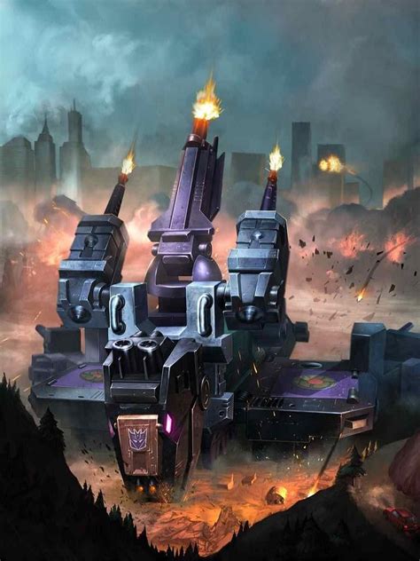 Decepticon Trypticon Artwork From Transformers Legends Game