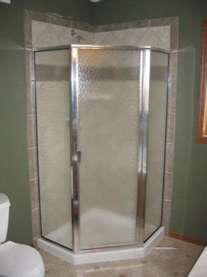 Get free shipping on qualified neo angle shower doors or buy online pick up in store today in the bath department. Semi frameless Neo angle shower enclosure with edge mount ...