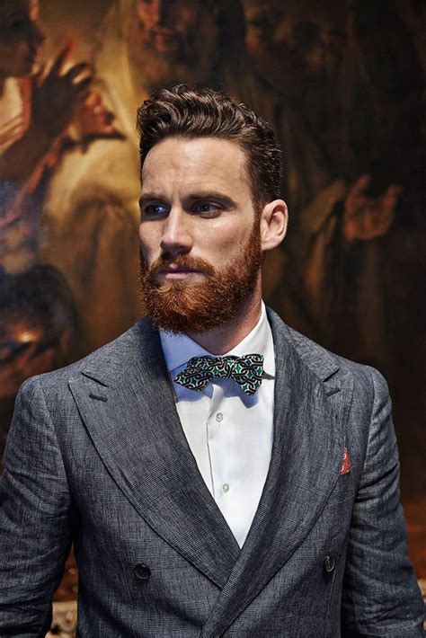 Suitsupply S S 2014 Attractive Bearded Men Wearing Suits