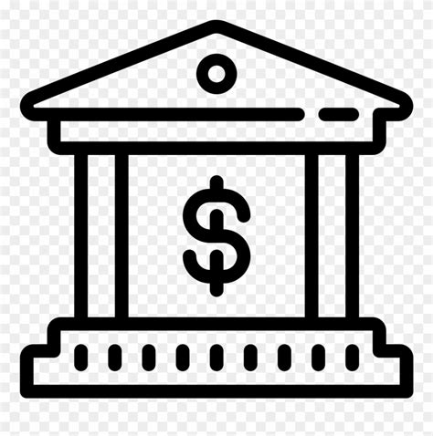 Bank Building Icon Museum Draw Clipart 3421557 Pinclipart