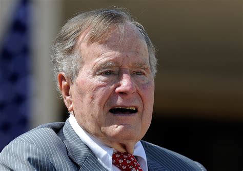 Former Us President George Hw Bush Hospitalised With Shortness Of Breath