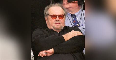 Jack Nicholson Seen For First Time In Over A Year Sits Courtside At