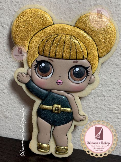 Lol Surprise Dolls Cookies Royal Icing Decorated In 2019 Lol Dolls
