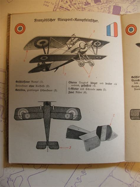 Ww1 German Aircraft Identification Bookfoldout Collectors Weekly