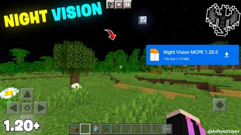 Night Vision Texture Pack Mcpe 120 😻 Render Dragon 100 Working