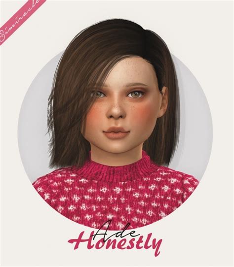 Ade Honestly Hair Kids Version At Simiracle Sims 4 Updates