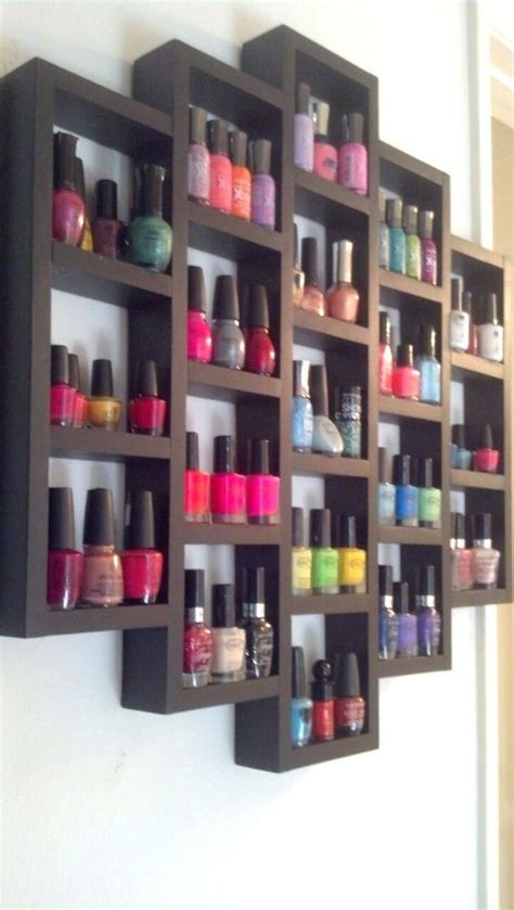 Check out our nail polish holder selection for the very best in unique or custom, handmade pieces from our shops. Modern DIY Nail Polish Rack Ideas - Every Girl's Dream - DIY Ideas