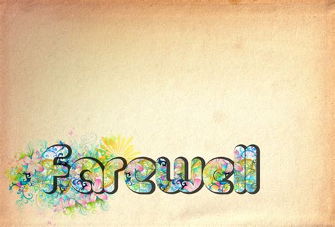 73 Farewell Backgrounds On Wallpapersafari