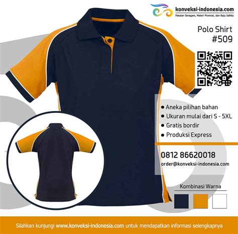 Detail Desain Kaos Polo Kombinasi Koleksi Nomer 9