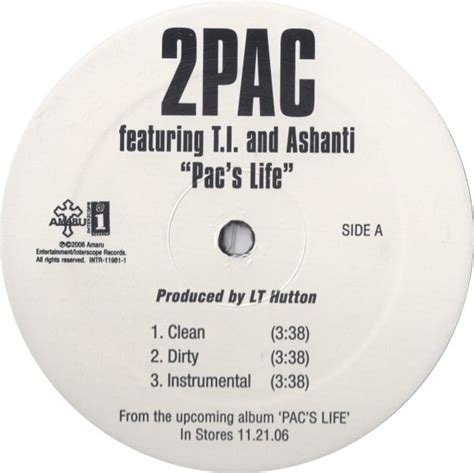 2pac Pacs Life Cd Single 7 Single October 21 2006