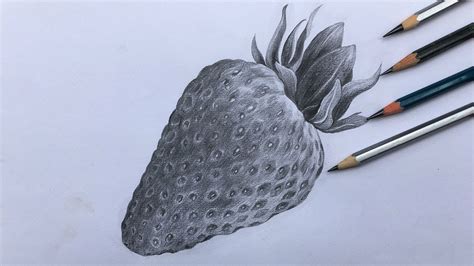 900 x 675 jpeg 110 кб. How to Draw a Strawberry in Pencil | How to do Pencil Shading | fruit drawing - YouTube