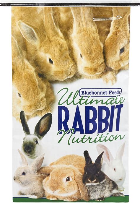 Bluebonnet Feeds Rabbit Kindle Bits 18 Protein Rabbit Food 50 Lb Bag