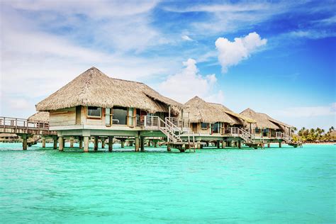 Bungalow Resort On Water Bora Bora By Mlenny