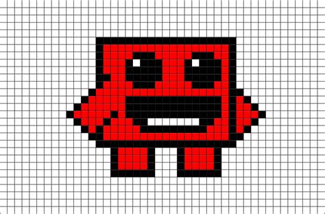 Pixel Super Meatboy Brik