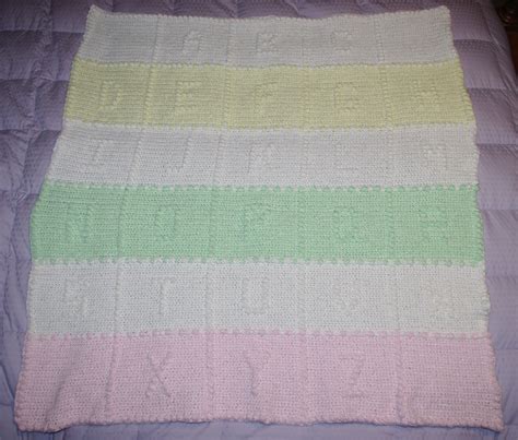 Babys Abcs Baby Afghan Crochet Pattern Free Crochet Pattern