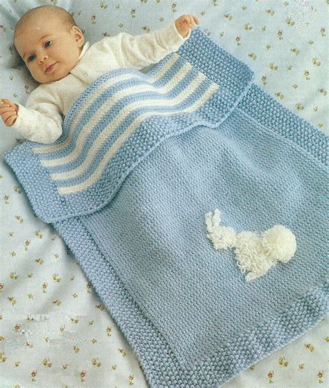 These patterns will comfort you from head to toe. Baby Blanket Knitting Pattern Pram Cover DK Easy Knit 296 ...