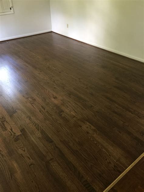 Project by the flooring artists in aurora, co. Oak floors with pet stains. Sanded and refinished with ...