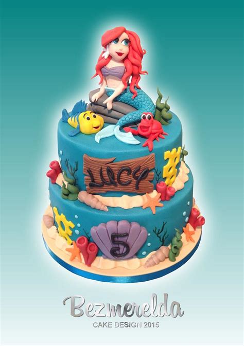 The Little Mermaid Cake Decorated Cake By Bezmerelda Cakesdecor