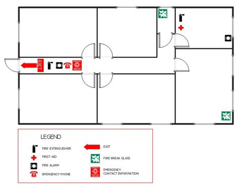 Emergency Plan How To Draw A Fire Evacuation Plan For Your Office How To Create Emergency