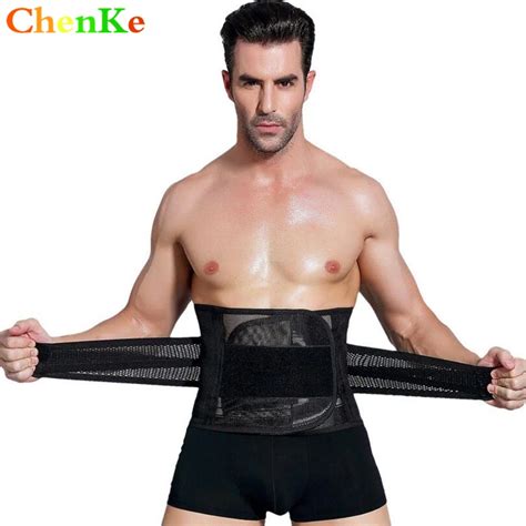 ChenKe Men Waist Cincher Slim Belt Supports Control Shaper Slimming