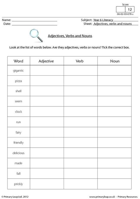 In grade 2 students continue to learn about parts of speech. 15 Best Images of Nouns And Adjectives Worksheets ...