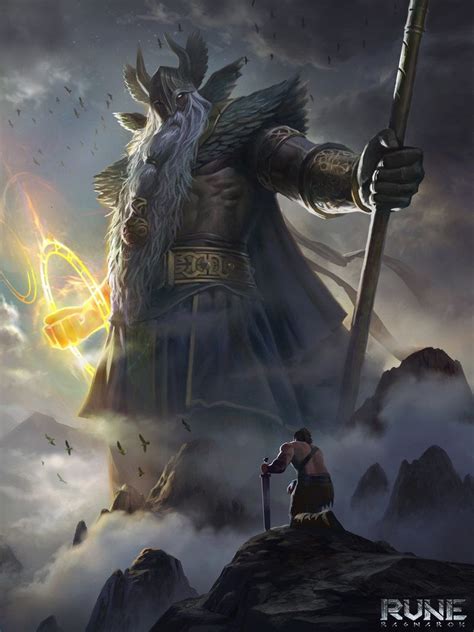 Rune Ragnarok Odin By Kangjason Deviantart Com On Deviantart Odin