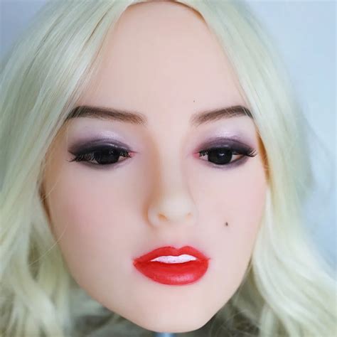 2017 newest top quality head 33 big doll s head natural skin sex doll head for silicone sex