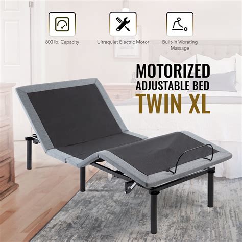 Adjustable Twin Xl Bed Frame With Remote Control Usb Ports And Massage