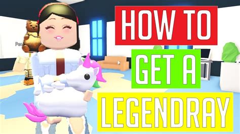 How To Get A Legendary Pet In Adopt Me Youtube