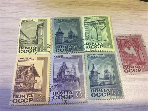 почтовые марки 1968 г памятники архитектуры СССР — купить в Красноярске ...