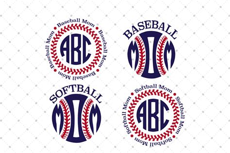 Download Baseball Mom SVG Cut Files
