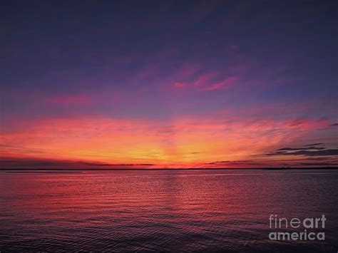 New Jersey Shore Sunset Photograph By Jeff Breiman Fine Art America