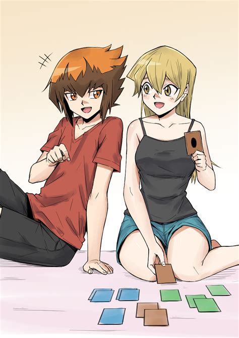 Tenjouin Asuka And Yuuki Juudai Yu Gi Oh And More Drawn By Rourou