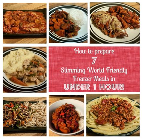 Sugar Pink Food How To Prepare 7 Slimming World Friendly Freezer Meals In Under 1 Hour