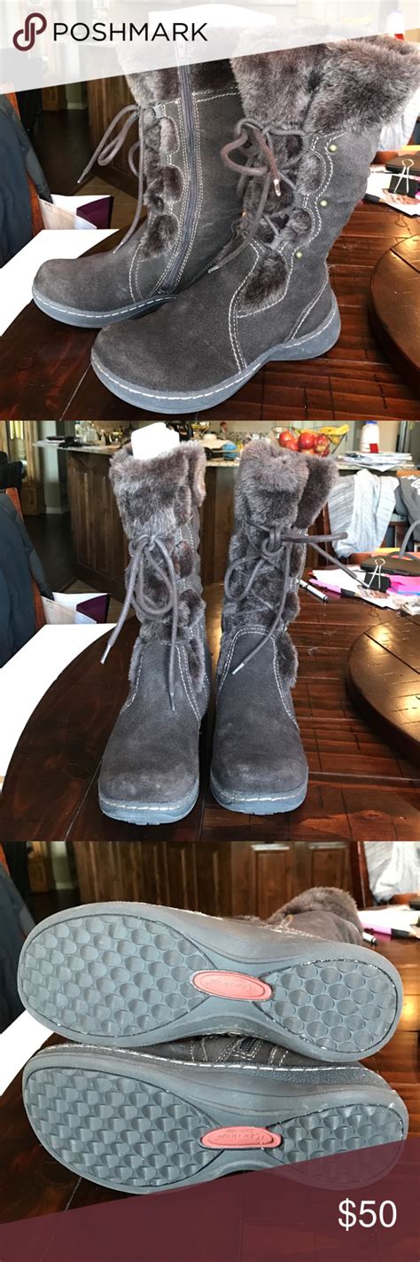 Bare Trap Boots In Excellent Condition Wore None Time Lace Up In This Suede Boot From Bare