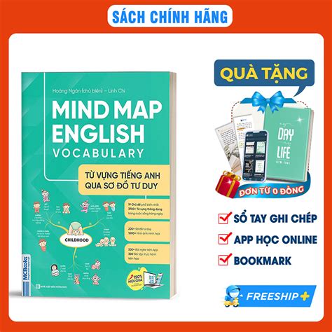 Sách Mindmap English Vocabulary Từ Vựng Tiếng Anh Qua Sơ Đồ Tư Duy