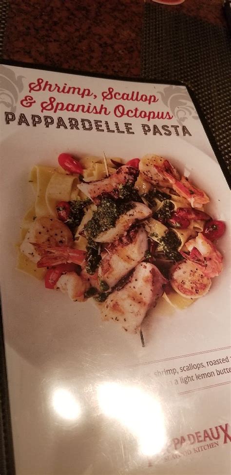 The pappadeaux menu also includes a variety of appetizers, soups, salads, steaks, and desserts. Pappadeaux Seafood Kitchen, Marietta - Menu, Prices ...