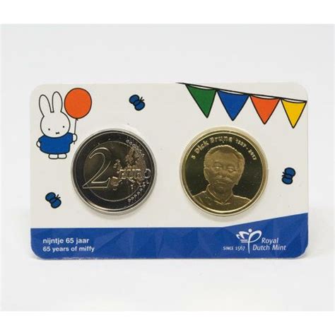 Niederlande 2 Euro Kursmünze 2020 65 Jahre Miffy Bu Coincard