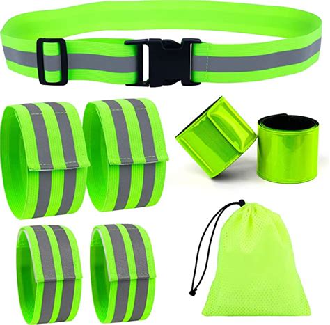 Vanmor High Visibility Reflective Bands For Wrist Arm Ankle Leg