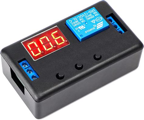 Drok 12 Volt Timer Relay 01s To 999min 50ma 4 Mode On Off