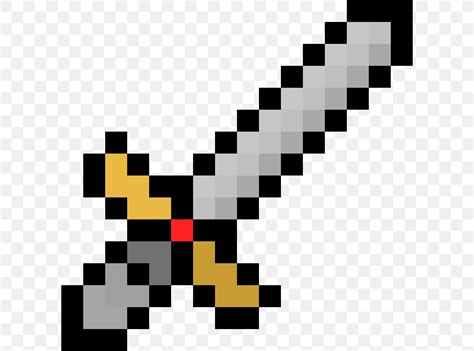 Pixel Art Sword Minecraft PNG X Px Pixel Art Art Black