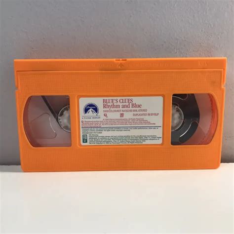 NICK JR BLUE S Clues Rhythm Blue VHS Video Tape Solo Nickelodeon