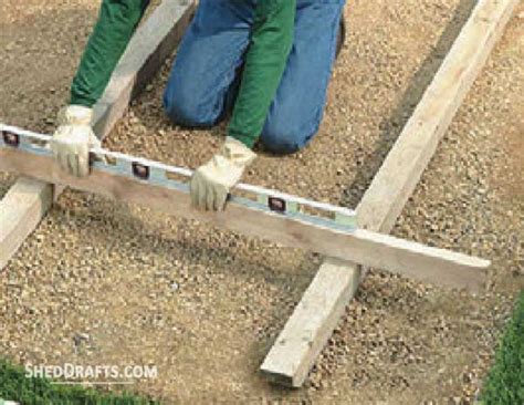 How To Build A Wooden Skid Shed Foundation Easily