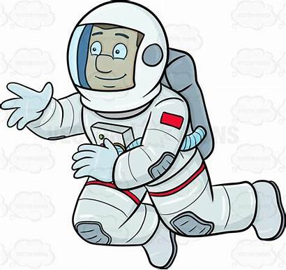 Astronaut Clipart Flying Clip 1024 Seeing Male