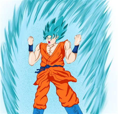 Super Saiyan Blue Goku By Ezvegas On Deviantart