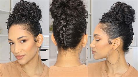 Updo For Naturally Curly Hair Curly Hair Styles Curly Hair Styles