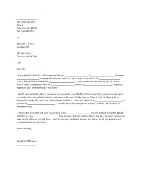 42 Amazing Two Weeks Notice Letter Template Redlinesp